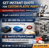Pièces en plastique moulées par injection personnalisées certifiées ISO9001, usine OEM, service de moulage multi-cavités et de moulage par insertion