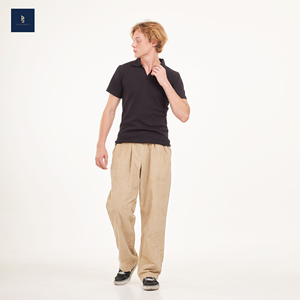 เสื้อยืดแขนสั้นสำหรับผู้ชายผ้าวาฟเฟิลผ้าวาฟเฟิลสำหรับใส่ทำงานในประเทศไทยออกแบบเองได้ใส่สบาย - Product Image 2