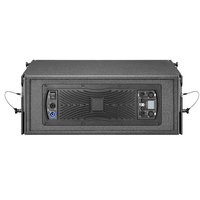 Altavoz de Línea Activa Doble de 10 Pulgadas con Neodimio, Resistente al Agua, para Interiores/Exteriores, con DSP y Audio de Alta Resolución, para Salones de Banquetes y Espectáculos Móviles