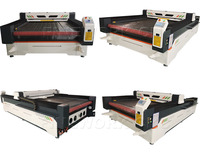 Máquina de Corte a Laser CO2 com Alimentador Automático para Tecido de Vestuário 1325 1530 130W 150W 180W com CCD