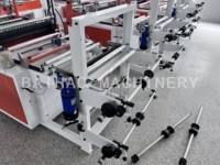 Machine de fabrication de sacs d'emballage en plastique à scellage latéral haute vitesse RF820 avec PLC et moteur