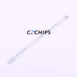 JS05A-09P-100-4-8 FFC Cable (Flexible Flat Cable) P=0.5mm Connector 9P 0.5mm 0.3mm Non-Inverting - Product Image 1