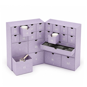 Boîte vide personnalisée pour <span class=keywords><strong>calendrier</strong></span> <span class=keywords><strong>de</strong></span> <span class=keywords><strong>l</strong></span>'<span class=keywords><strong>Avent</strong></span>, boîte à bougies parfumées <span class=keywords><strong>de</strong></span> <span class=keywords><strong>l</strong></span>'<span class=keywords><strong>Avent</strong></span>, boîte cadeau <span class=keywords><strong>de</strong></span> Noë<span class=keywords><strong>l</strong></span> en papier, emballage cadeau pour lingerie féminine - Product Image 5