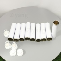 Comprimés de vitamine C effervescents écologiques de couleur personnalisée dans un tube en aluminium avec bouchon déshydratant pour médicaments