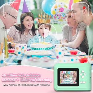 어린이 사진 프린터 감열식 즉석 인쇄 카메라 미니 기록기 어린이 생일 선물로 아름다운 순간을 기록하세요 - Product Image 4
