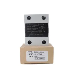 RSZS-40DA relay 40A solid-state relay 3-32VDC DC controlled AC 24-480VAC