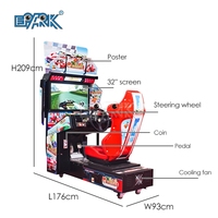 Machine de jeu d'arcade simulateur de course de voitures Outrun à monnayeur, prix d'usine, pour salle de jeux