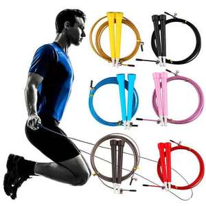 Cuerda de Saltar Ajustable de Acero y PVC de Alta Calidad al por Mayor para Gimnasio y Uso Doméstico - Product Image 1