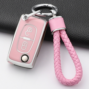 Nueva funda protectora de TPU para llave de coche para Peugeot 107 207 307 308 407 607 3008 5008 <span class=keywords><strong>Citroen</strong></span> <span class=keywords><strong>Xsara</strong></span> <span class=keywords><strong>Picasso</strong></span> C5 C6 C8 Accesorios - Product Image 4