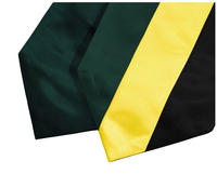 Écharpe de remise de diplôme personnalisée en satin brodé de l'Université de la Jamaïque, en polyester, unisexe pour adultes