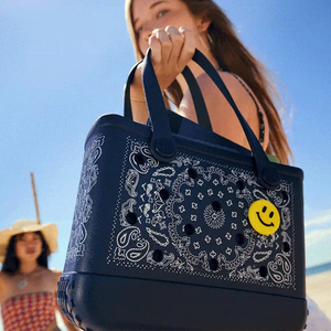 Bolsa de Playa Grande de EVA con Logotipo Personalizado, Impermeable y Lavable, para Mujer, para Viajes al Aire Libre - Product Image 1