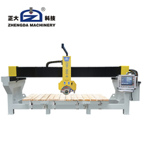 ZHENGDA - Cortadora de Piedra CNC de Alta Eficiencia de 4 y 5 Ejes, Máquina de Corte de Mármol y Granito Profesional de Alta Precisión, Núcleo de Motor de Engranajes