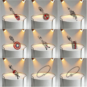 Pulsera <span class=keywords><strong>de</strong></span> <span class=keywords><strong>Plata</strong></span> S925 Ale - Cuentas <span class=keywords><strong>de</strong></span> los Vengadores - Cuentas Colgantes <span class=keywords><strong>de</strong></span> Los Guardianes <span class=keywords><strong>de</strong></span> la Galaxia - Pulsera <span class=keywords><strong>de</strong></span> Spider-Man - Cuentas para Hacer Joyería Lijiao - Product Image 5