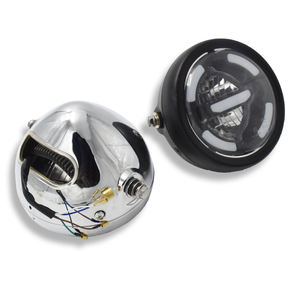 <span class=keywords><strong>Faro</strong></span> de motocicleta 12V 40W 7 pulgadas <span class=keywords><strong>redondo</strong></span> LED proyector <span class=keywords><strong>faro</strong></span> aluminio negro ajuste Universal haz alto/bajo - Product Image 5