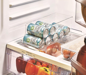 Rõ ràng soda có thể Dispenser tủ lạnh đồ uống có thể lưu trữ <span class=keywords><strong>bin</strong></span> cho tủ lạnh nhà Bếp Đựng Thức Ăn-13.5 "x 5.5" x 3.75" - Product Image 4