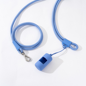 OEM Dog Handfree Leash <b>and</b> <b>Collar</b> Set for Dogs & Cats Classic Adjustable Silicone Soft Fashion Gentle <b>Lead</b>-Kitten <b>Puppy</b> Harness - Product Image 5