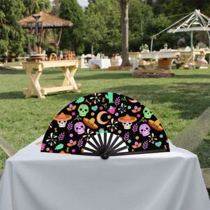 Abanico Plegable de Bambú de 13 Pulgadas para Baile, con Sonido Fuerte, Personalizado con Logotipo Impreso por Sublimación para Bodas - Product Image 2
