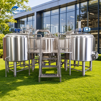 Équipement complet de brassage de bière artisanale Tonsen 7BBL 10BBL, système de microbrasserie clé en main, acier inoxydable 304 pour brasserie américaine
