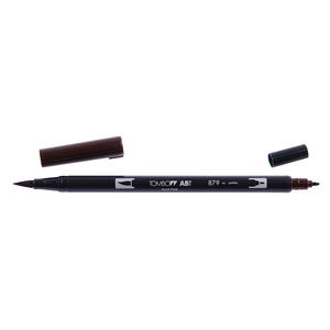 TOMBOW ABT - Rotulador de Doble Punta Marrón - Product Image 1