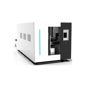 Máquina de Corte Láser de Fibra Metálica con Mesa de Intercambio Totalmente Cerrada, Acero Inoxidable y Carbono, Alta Eficiencia 1500W 2000W 3000W 12000W - Product Image 1