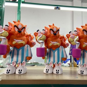 Dễ Thương Động Vật Khỉ Bé Sang Trọng Keychain Đồ Chơi Với Khuôn Mặt Nhựa Sản Xuất Hành Động Con Số - Product Image 5