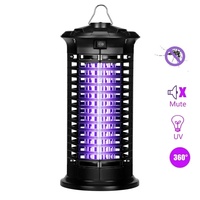 Lámpara Mata Mosquitos Eléctrica JZ Lighting, Trampa de Luz UV Ecológica de ABS Sólido para Uso en Interiores y Exteriores