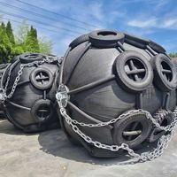 JINCHENG Inflatable Yokohama Rubber Fender with Tires and Chains Made in Shandong