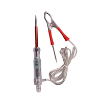Testeur de circuit électrique automobile DC, testeur de circuit automobile avec voyant LED, testeur de fusibles avec pince crocodile et sondes