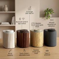 Diffuseur d'huiles essentielles électrique sans eau, à infrarouge, pour table, usage domestique, avec détection d'huile et garantie d'un an - Vente Flash