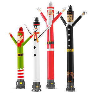 Muestra gratis diseño personalizado plegable portátil impresión Logo tubo publicidad fiesta escenario inflable aire bailarín para mayoristas - Product Image 1