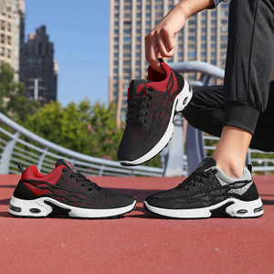 Zapatillas Deportivas Transpirables para Hombre con Amortiguación de Aire Flyknit, Zapatillas Deportivas Casuales con Absorción de Impactos para Correr, Caminar, Gimnasio - Product Image 2