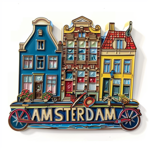 Imán de nevera <span class=keywords><strong>Amsterdam</strong></span> Personalización Imanes de nevera de <span class=keywords><strong>turismo</strong></span> para decoración Imán de nevera Koelkast - Product Image 2
