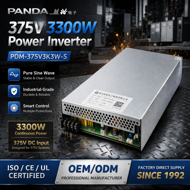 375V 3.3KW High Voltage Bidirectional Power Inverter Factory Direct