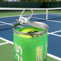 Balles de tennis pressurisées portables et durables ODEA |   57% Laine Premium Approuvé par l'ITF |   Haute élasticité, hauteur de rebond 138-147 cm, sport