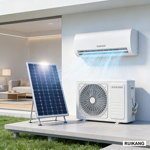 Aire Acondicionado Híbrido Solar Ruikang de 12000 BTU, Venta al por Mayor de Fábrica, Enfriamiento Solar, Velocidad Fija - Product Image 2