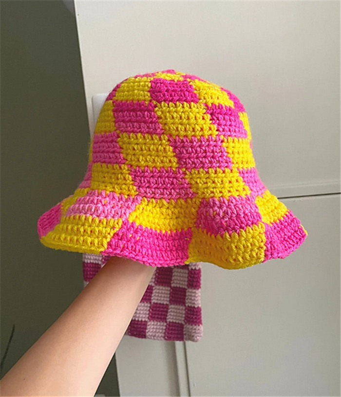 S7692, широкополая вязаная шапка для рыбака, складной мягкий солнцезащитный козырек, оптовая продажа, летние Панамы