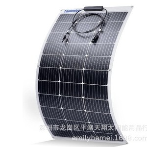 Panneau solaire flexible 156,75 mm x 156,75 mm monocristallin laminé ETFE pour utilisation en camping-car, bateau, bateau de pêche - Product Image 3