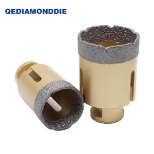 โรงงานที่กําหนดเองที่เปิดรูสูญญากาศประสานเพชรเจาะบิตสูญญากาศประสานเพชรแกนเจาะผู้ผลิต - Product Image 1