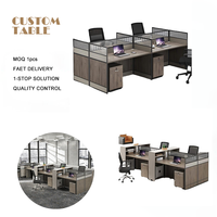 Station de travail robuste de haute qualité, mobilier de bureau pratique, design moderne, montage facile, station d'étude durable, bureau en bois