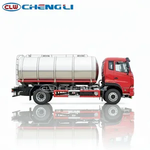 รถบรรทุกถังน้ำ Dongfeng 13000 ลิตร รถบรรทุกถังน้ำเหล็กกล้าคาร์บอน สำหรับการขนส่งทั่วไปที่ไม่เป็นอันตราย - Product Image 1