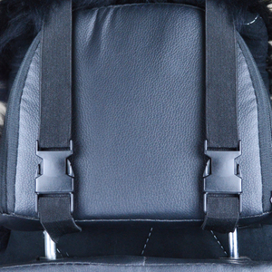 Housse de siège de voiture <span class=keywords><strong>en</strong></span> fourrure de mouton australienne Okayda, respirante, 140x55cm, ajustement universel pour l'hiver, pour la sellerie et la décoration automobile - Product Image 5