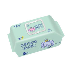 ซูเซียง เบบี้ไวพส์ 80 ชิ้น 15x20 ซม. แบบหนา สำหรับเด็กและครอบครัว - Product Image 1