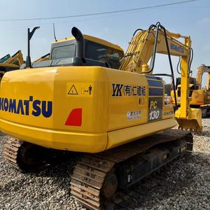<b>Second</b> <b>Hand</b> Komatsu PC130-7 Crawler Excavator with Japanese Engine 13 Ton Gearbox & Pump Included - Product Image 1