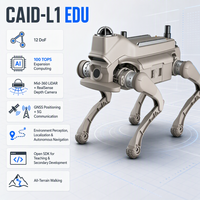 Robot Quadrupède Électronique Intelligent : Jouet pour Chien avec Reconnaissance Visuelle, Moteur LiDAR+Realsense 360° YY-CAID-L1 EDU