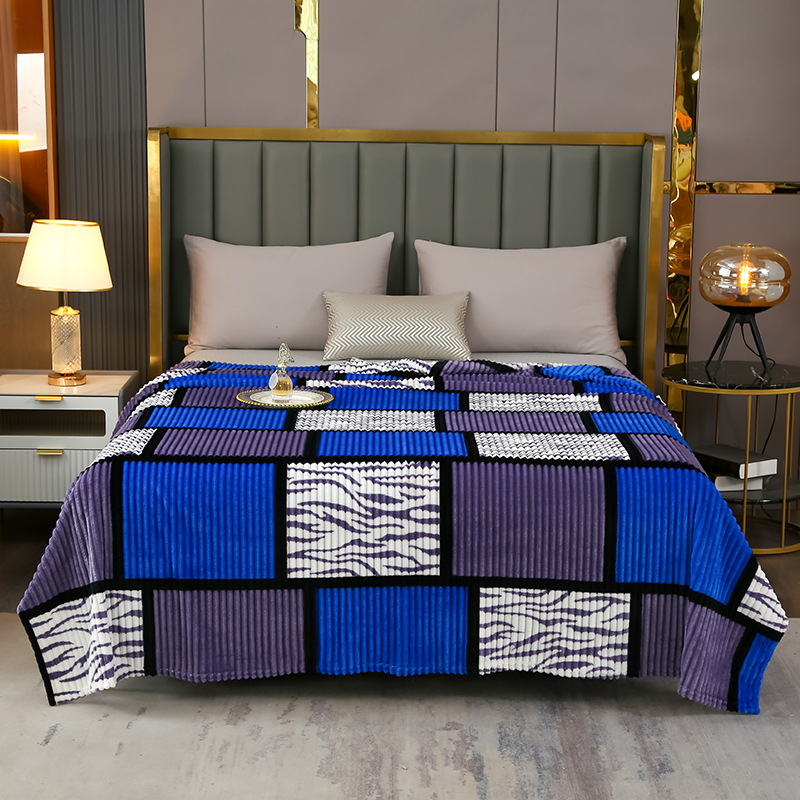 Blue and purple square grids