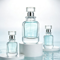 Flacon de parfum en verre de luxe personnalisé avec boîte cadeau - 30 ml, 50 ml, 100 ml - Flacon de parfum en verre avec couvercle