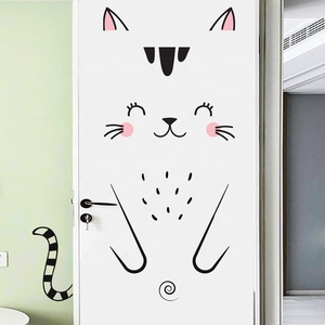 <span class=keywords><strong>Adesivi</strong></span> per Porte in PVC 3D Personalizzati con <span class=keywords><strong>Animali</strong></span> Cartoon, Decorazioni Rimovibili per Casa e Camerette dei Bambini - Product Image 2