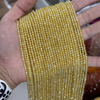 Mini perles rondes facettées en CZ, perles de riz en zircon cubique colorées, accessoires semi-finis pour bracelet, collier, bricolage