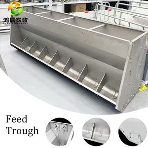 चीनी आपूर्तिकर्ता बड़े पैमाने पर होग फार्म स्टेनलेस स्टील फीडिंग ट्रफ - Product Image 4