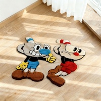 Tapis décoratif en forme de manettes de jeu PS5, tapis en forme de joysticks, tapis de jeu vidéo